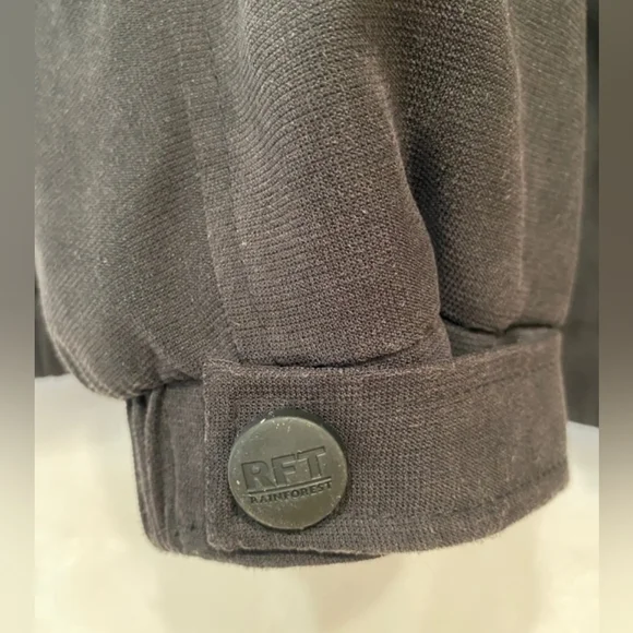 RFT Rainforest Black Micro Suede Jacket 2 Zipper‎ Phone Pocket Collar 2XL